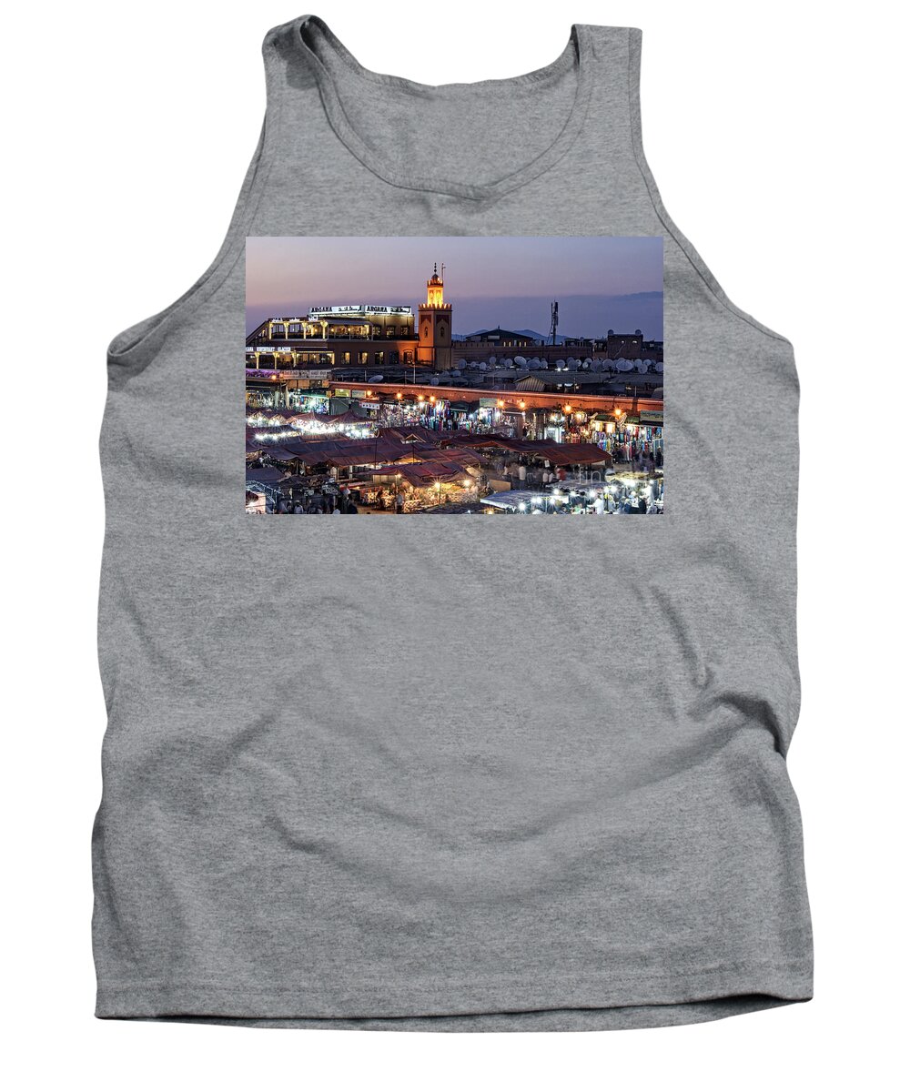 Morocco Tank Top featuring the photograph Mystical Marrakech by David Birchall
