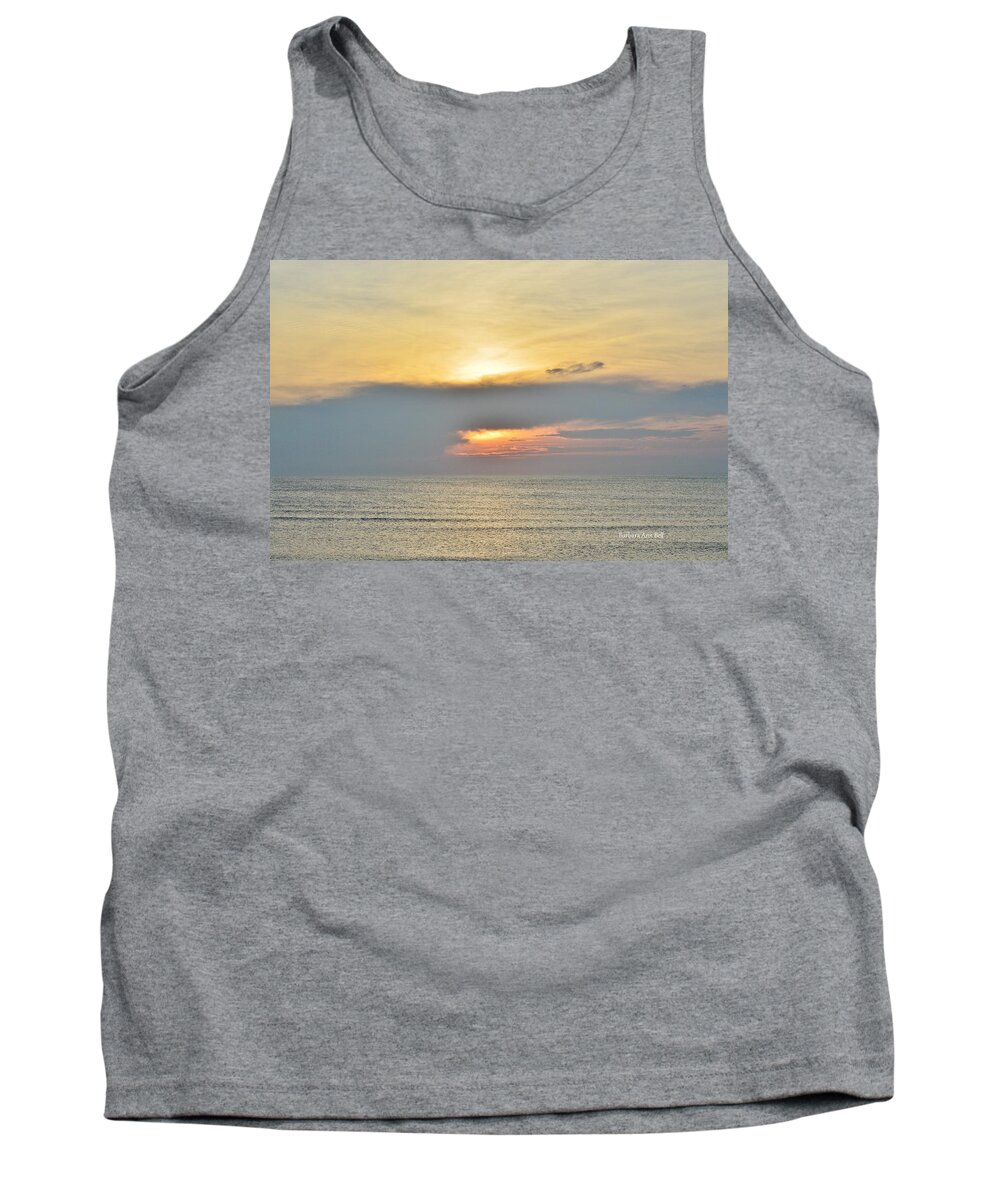 Obx Sunrise Tank Top featuring the photograph Nags Head Sunrise 7/24/16 by Barbara Ann Bell