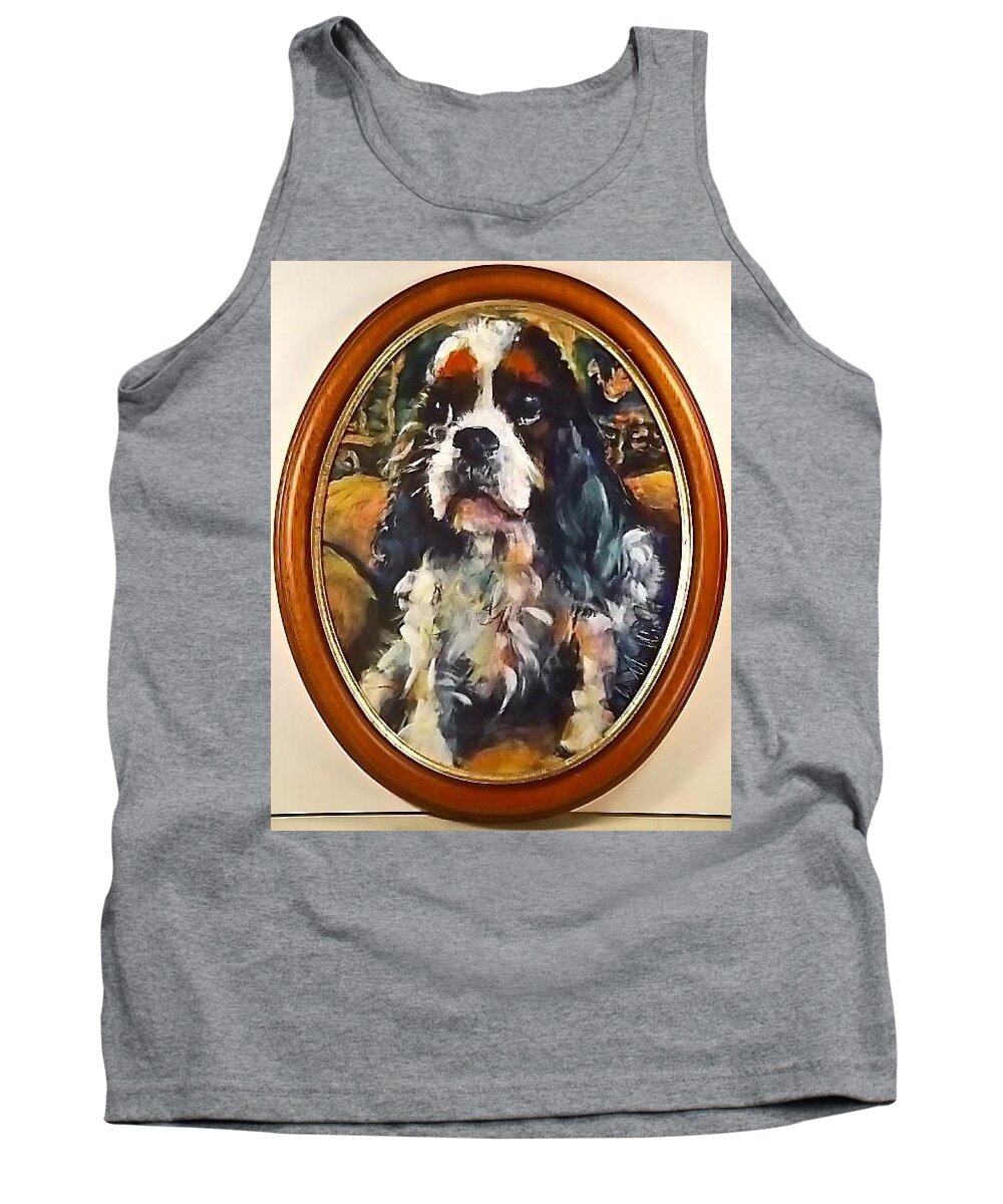 Paintings Tank Top featuring the painting Nancy's Max by Les Leffingwell