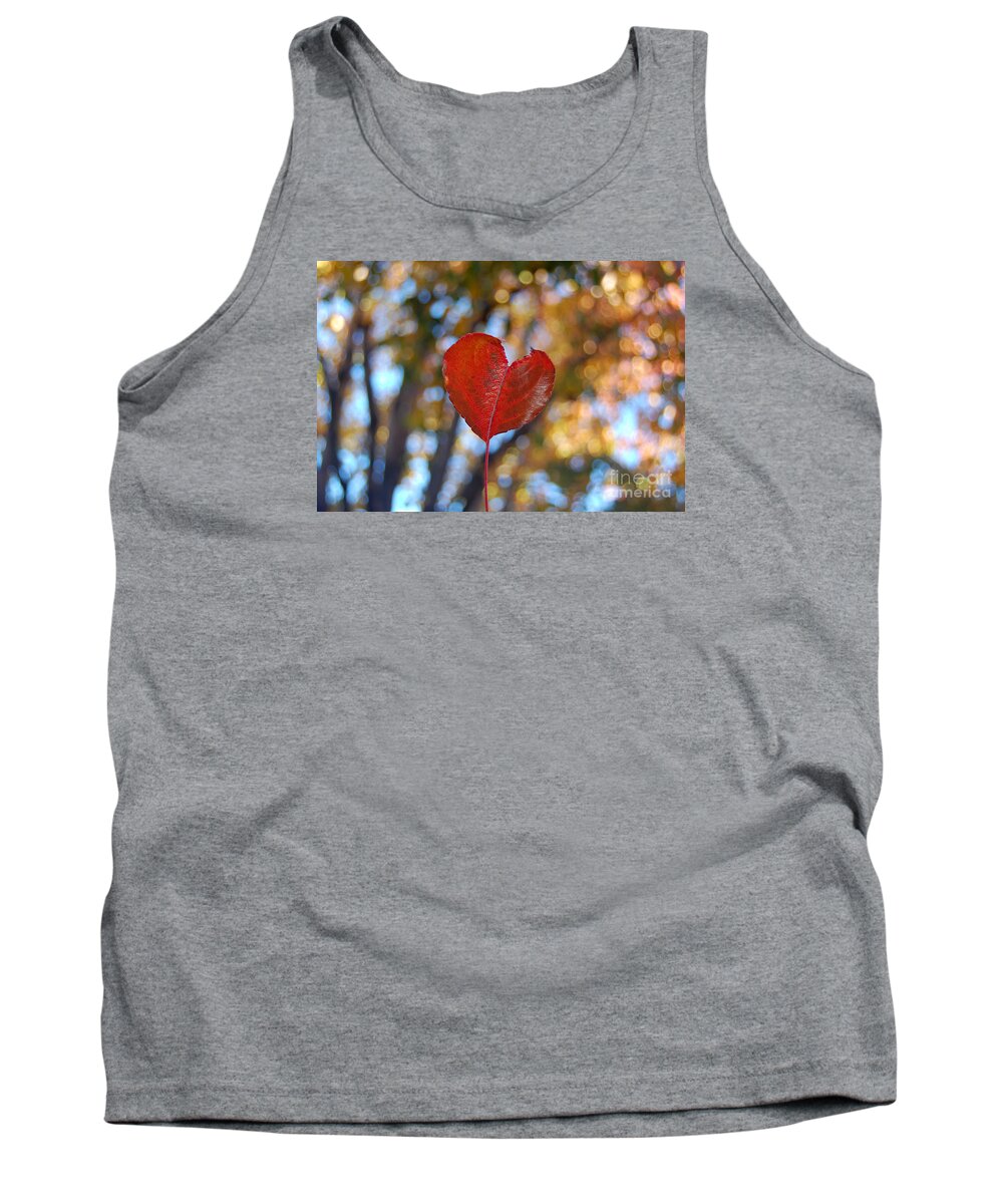 Heart Tank Top featuring the photograph Nature's Love by Debra Thompson