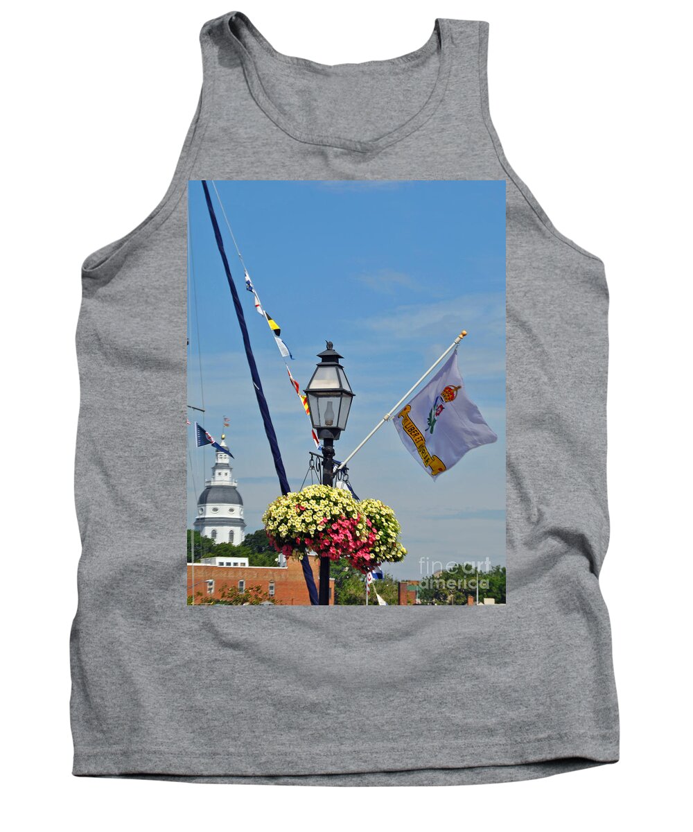 Herminoe Tank Top featuring the photograph Nautical Annapolis by Jost Houk