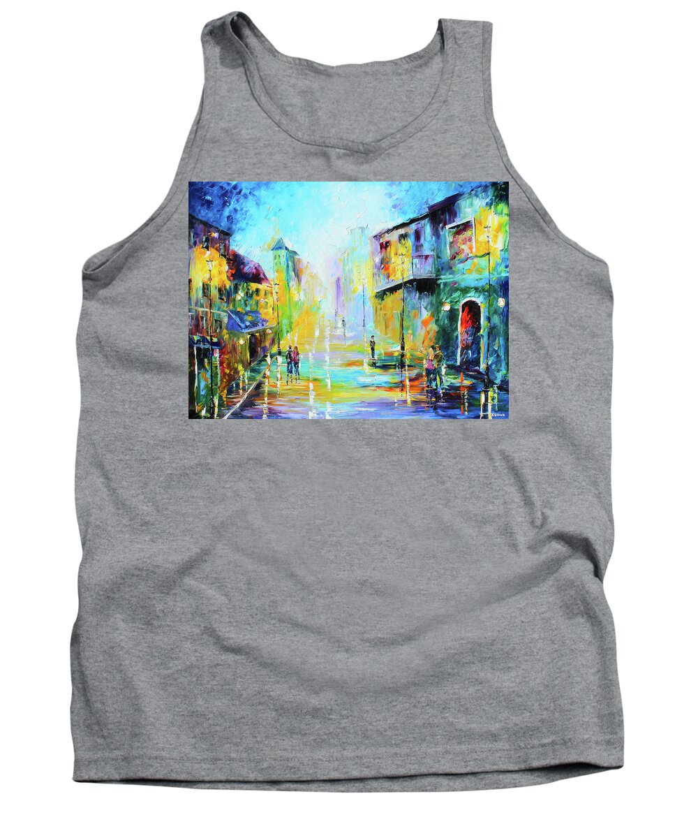 Caribbean House Tank Top featuring the painting New Orleans by Kevin Brown
