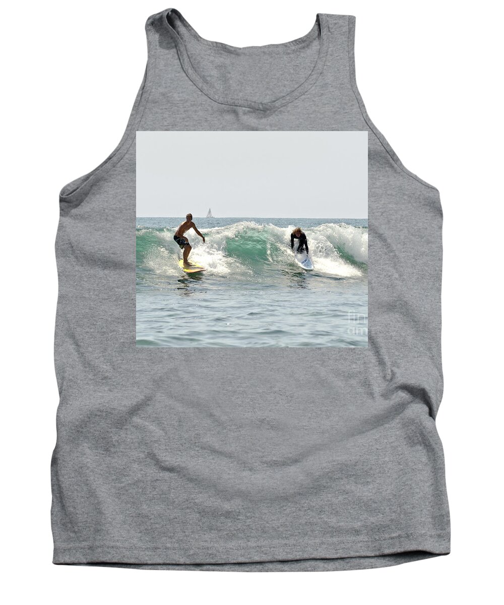 Waves Tank Top featuring the photograph New Zealand Surf by Yurix Sardinelly