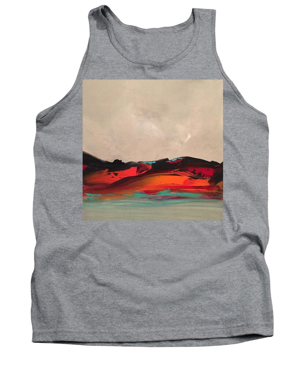 Abstract Tank Top featuring the painting Niche by Soraya Silvestri