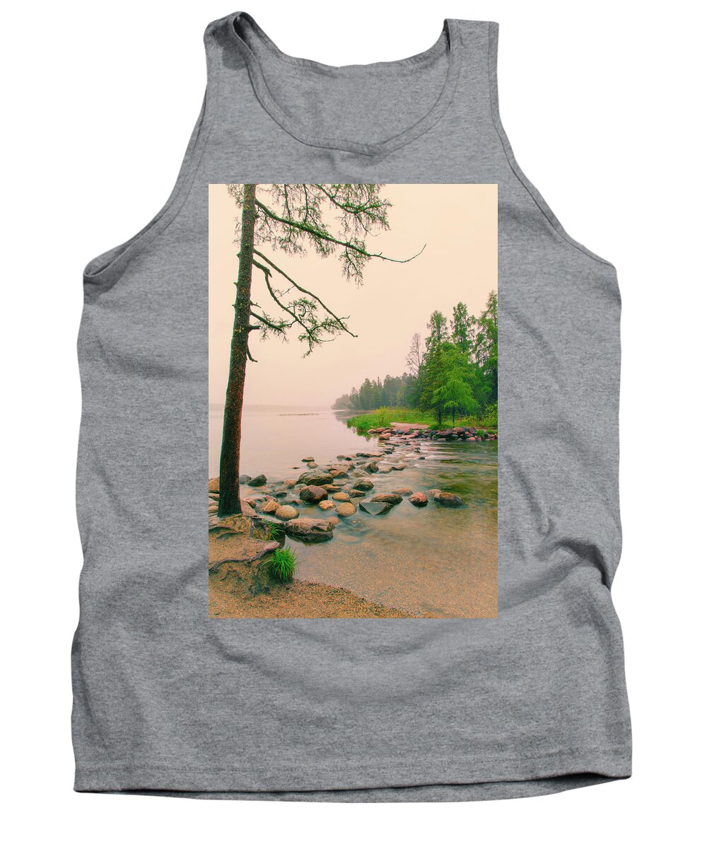 Mississippi Headwaters Tank Top featuring the photograph Nostalgic Mississippi Headwaters by Nancy Dunivin