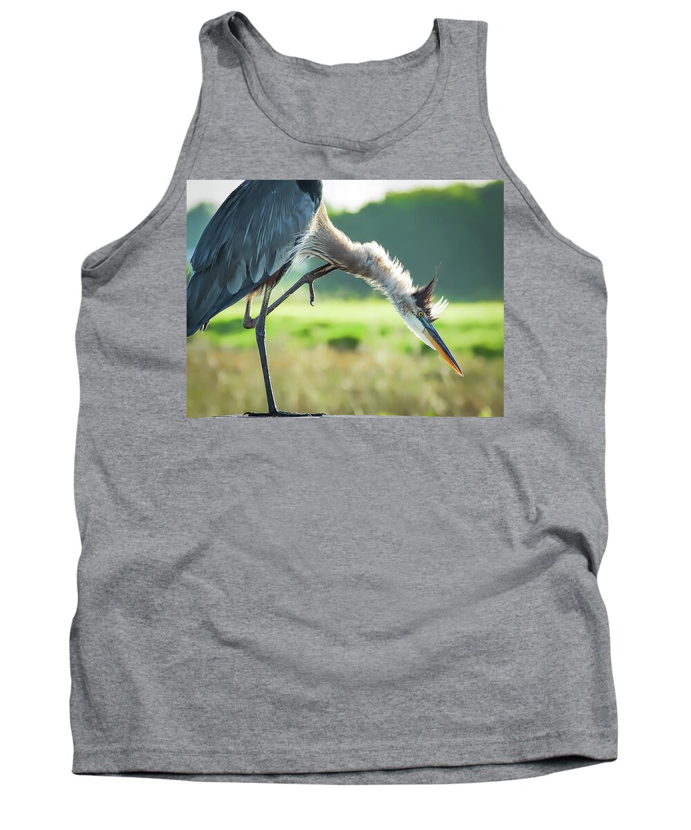 Great Tank Top featuring the photograph Nothing Like A Good Scratch by Richard Goldman