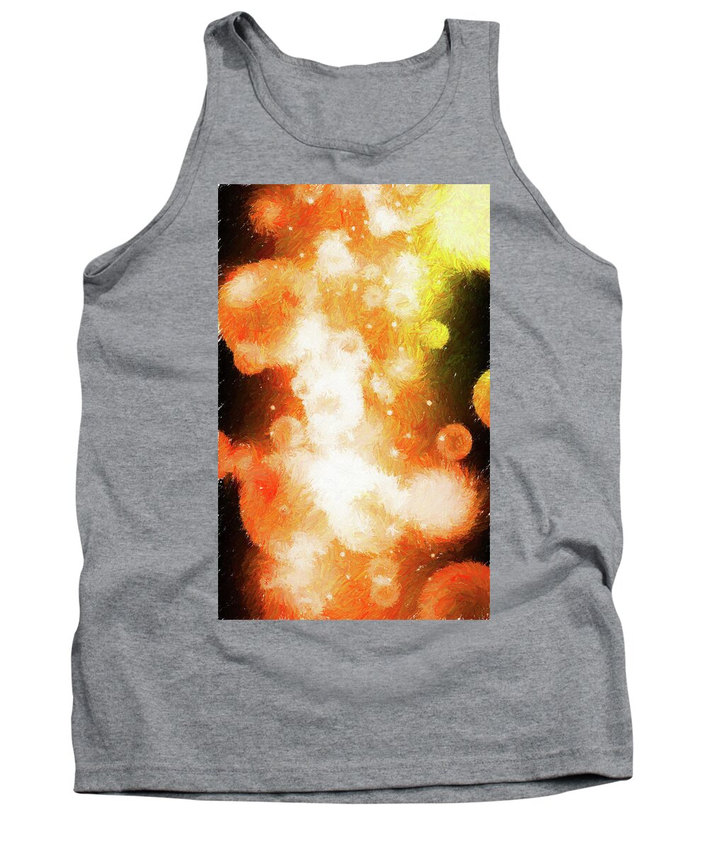 Abstract Tank Top featuring the photograph Nova 1.0 by James Bethanis