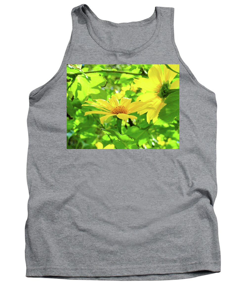 Yellow Tank Top featuring the photograph Oahu Sunshine by Robert Meyers-Lussier