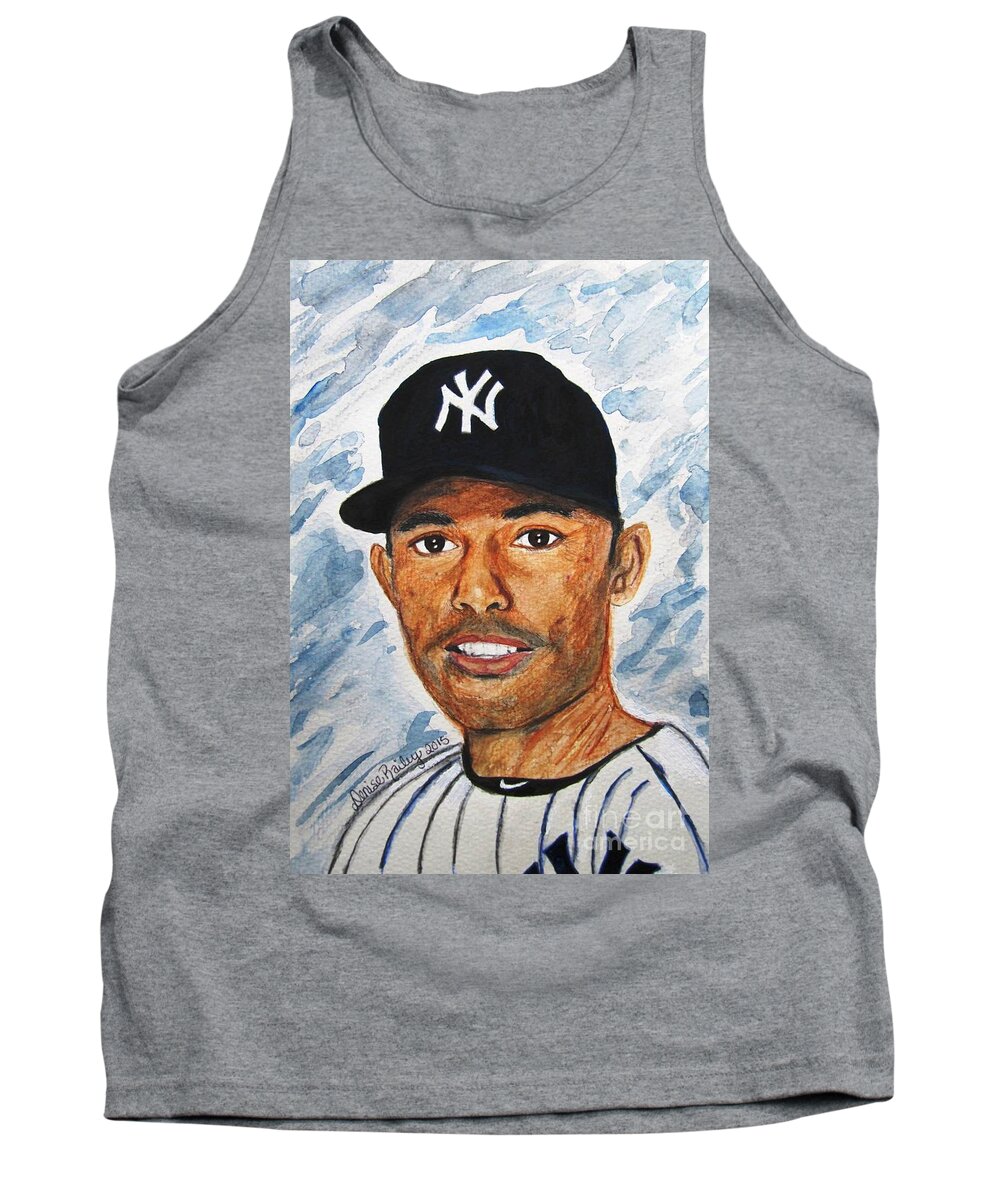Mariano Rivera Tank Top featuring the painting Off to Never-Never Land by Denise Railey