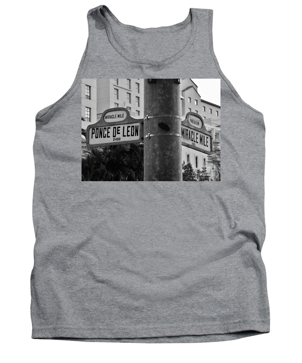 Coral Gables Tank Top featuring the photograph Old Coral Gables by Keri West