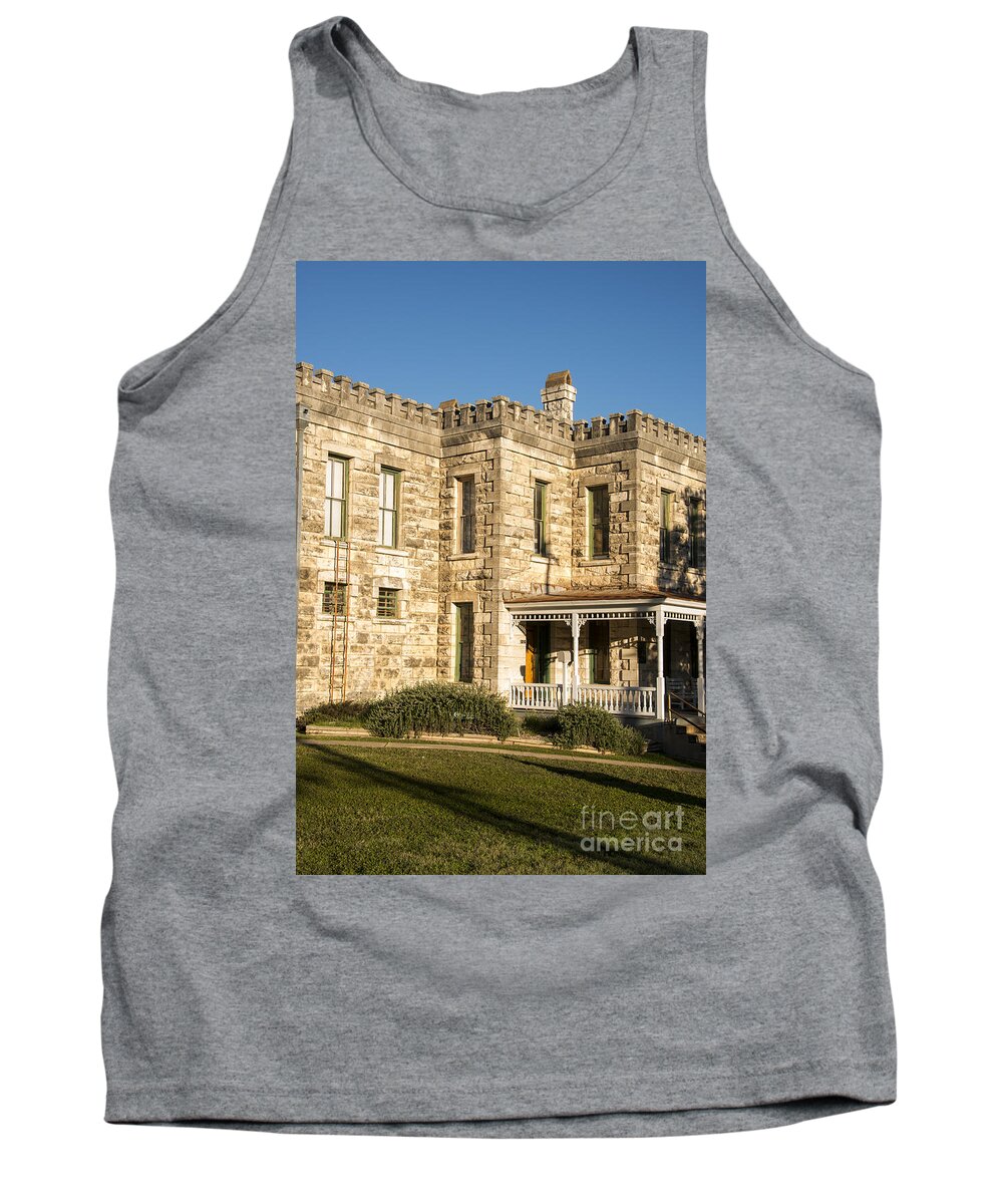 Georgetown Tank Top featuring the photograph Old County Jail by Bob Phillips