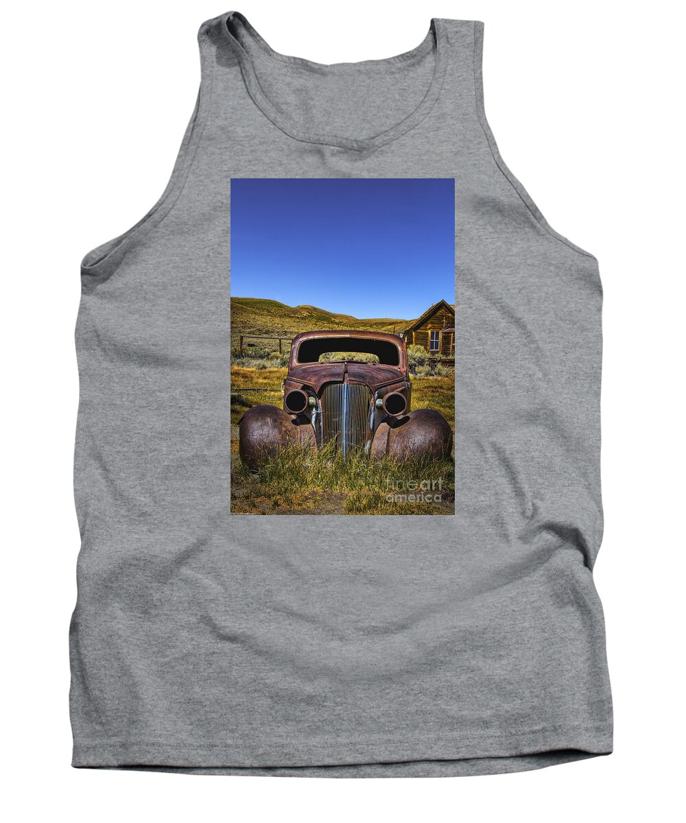 Bodie California Tank Top featuring the photograph Old Rusty by Mitch Shindelbower