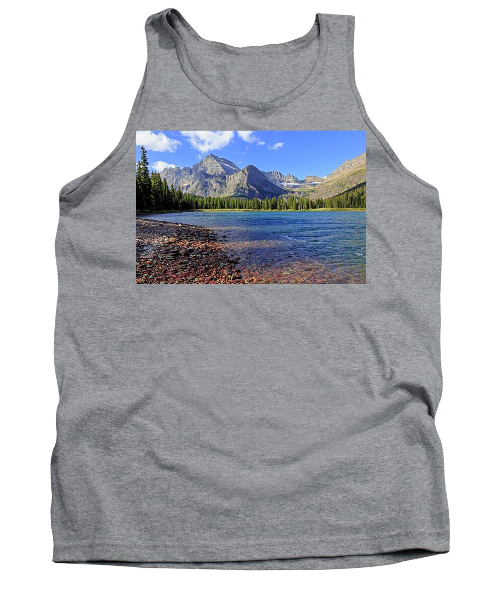Lake Josephine Tank Top featuring the photograph On the Shore by Jack Bell