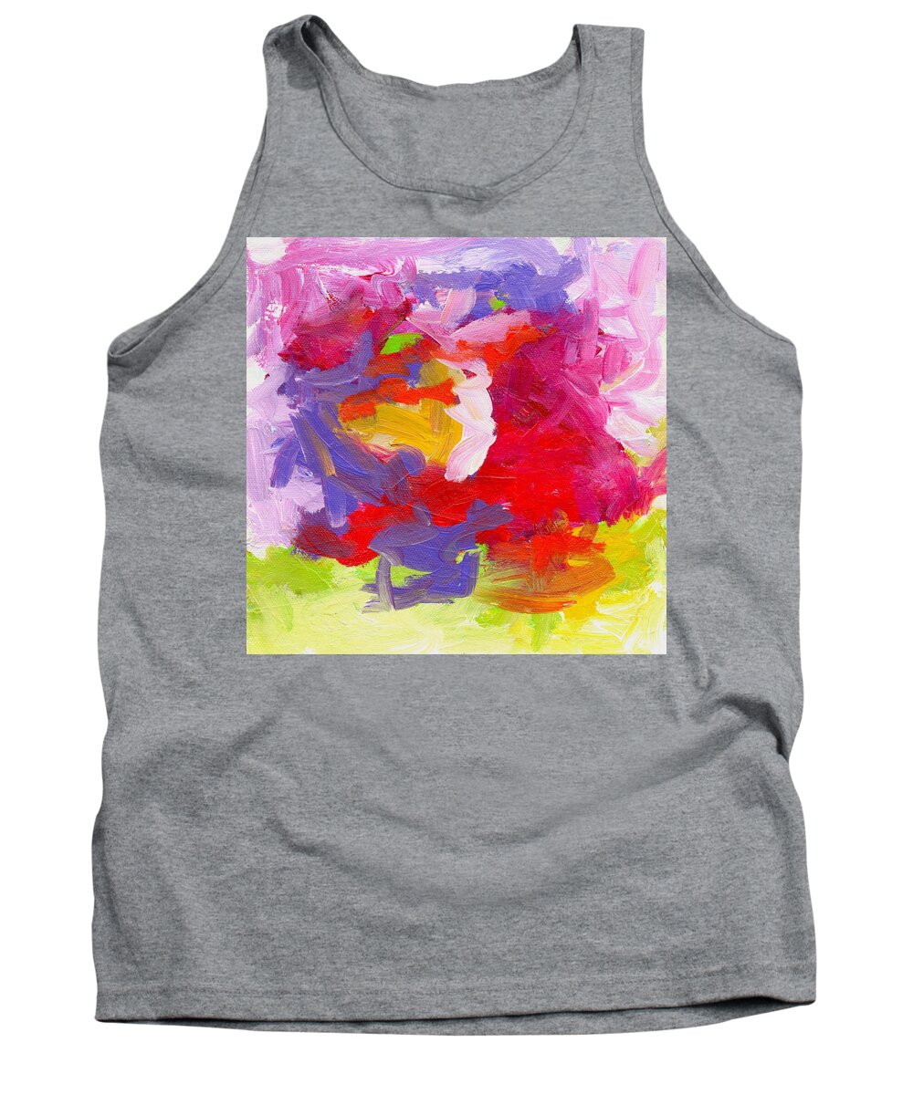 Acrylic Tank Top featuring the painting Once Again 1 by Marcy Brennan