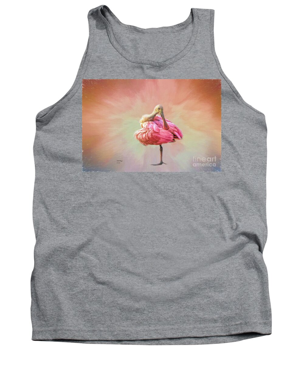 Florida Tank Top featuring the mixed media A Mother Nature's Masterpiece III by DB Hayes