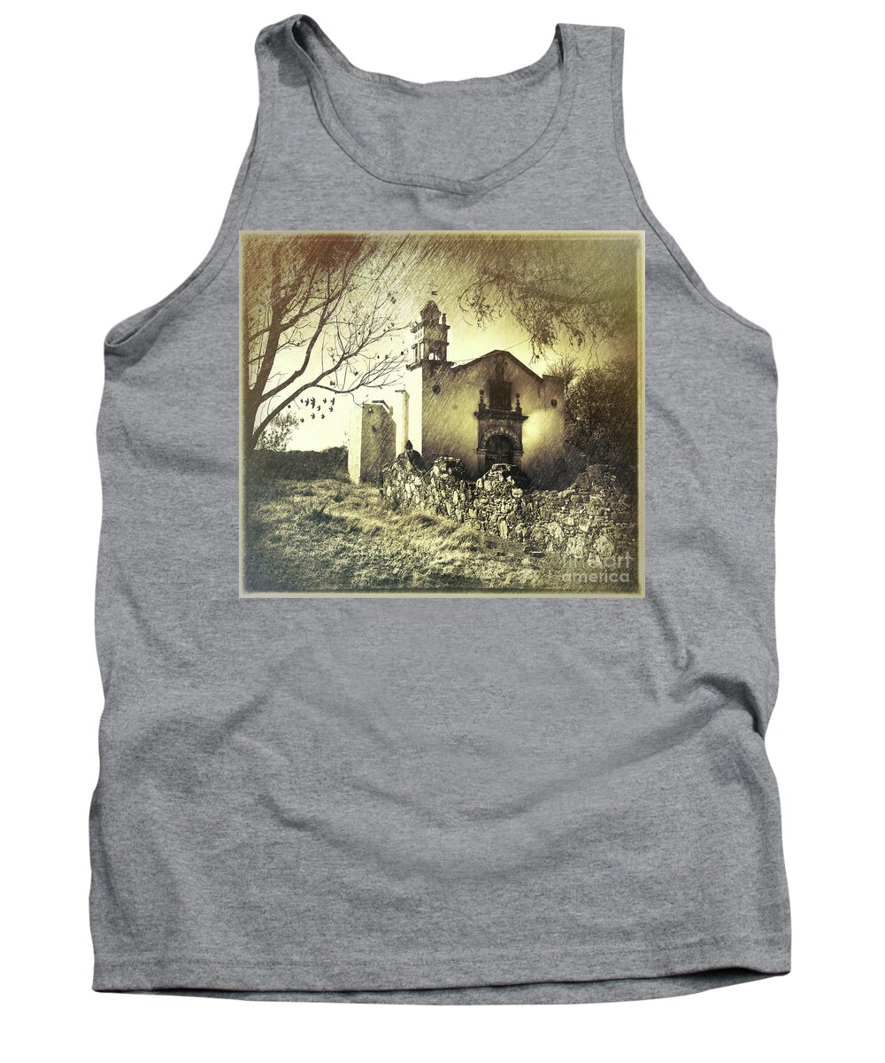 Church Tank Top featuring the photograph Original Location by Barry Weiss