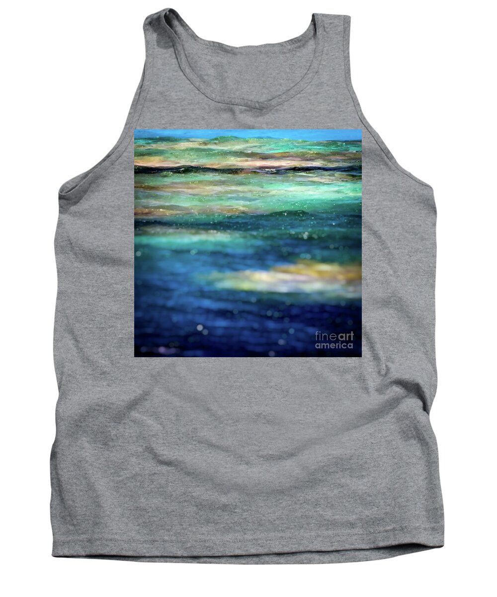 Osprey Reef Tank Top featuring the photograph Osprey Reef by Doug Sturgess