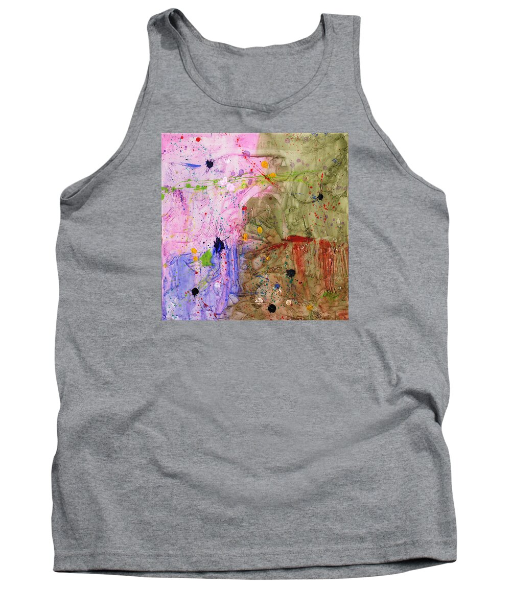 Edge Tank Top featuring the painting Outpost by Phil Strang
