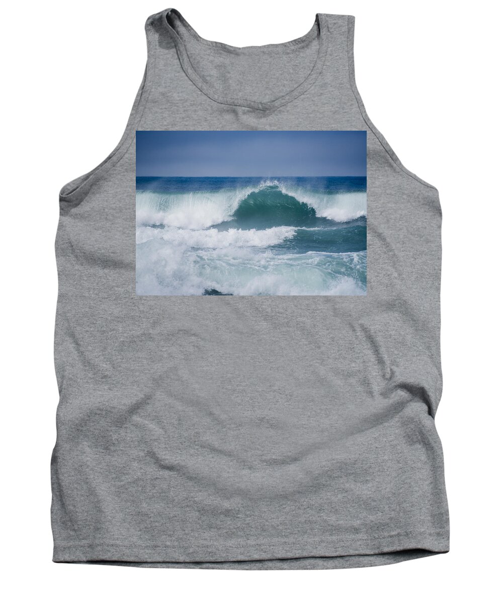 Blue Tank Top featuring the photograph Pacific Blue by Robert Potts