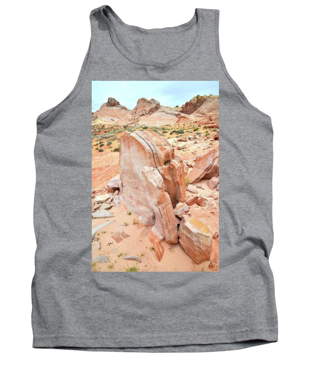Valley Of Fire State Park Tank Top featuring the photograph Pages of Stone in Valley of Fire by Ray Mathis