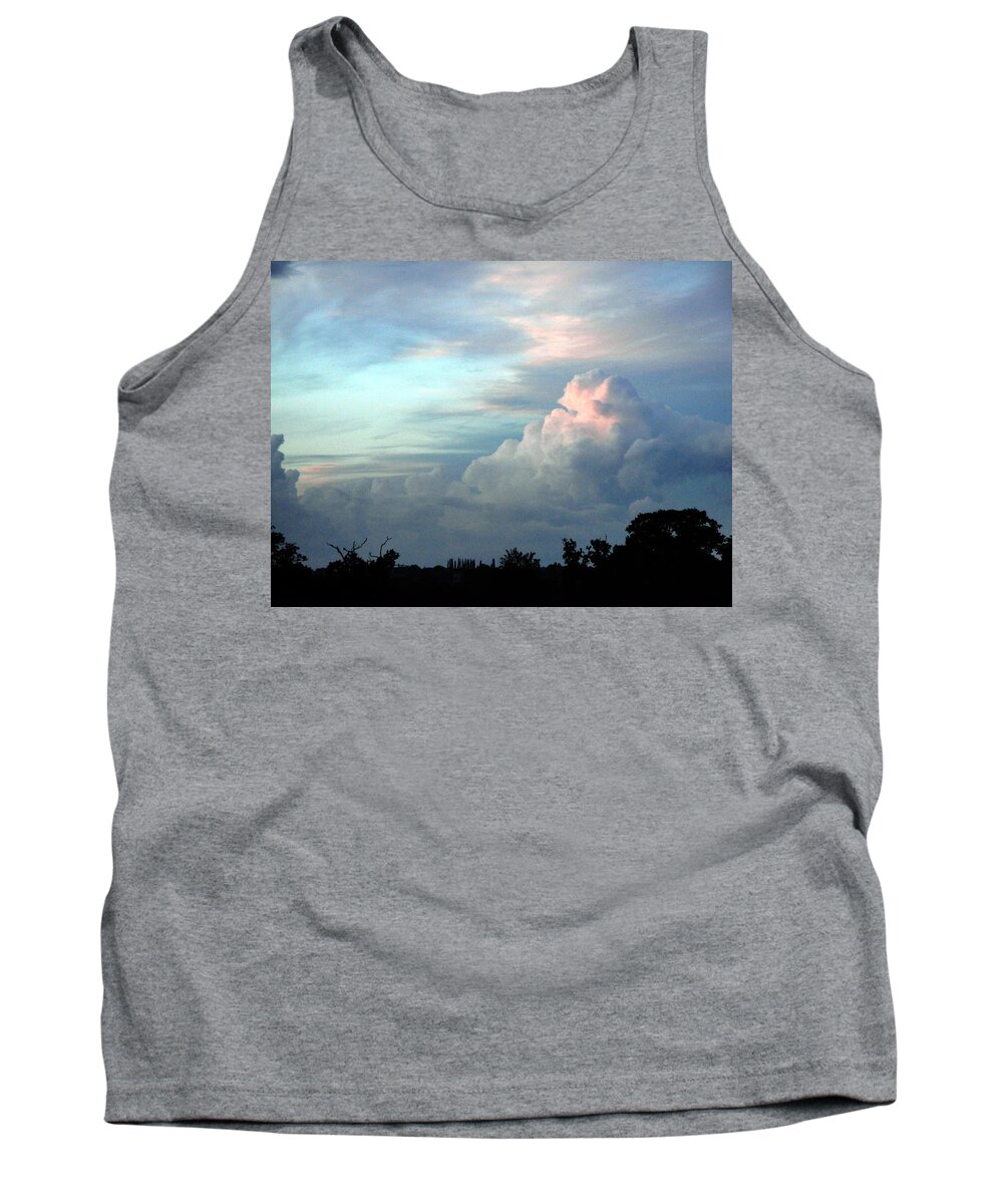 Clouds Tank Top featuring the photograph Painted by nature by Susan Baker