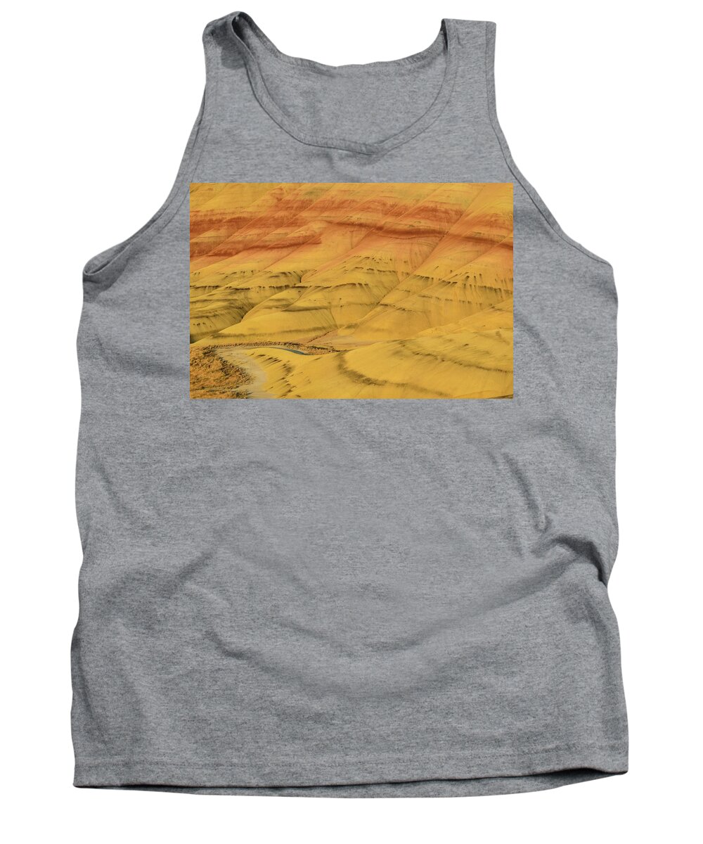 Painted Hills Tank Top featuring the digital art Painted Hills by Michael Lee