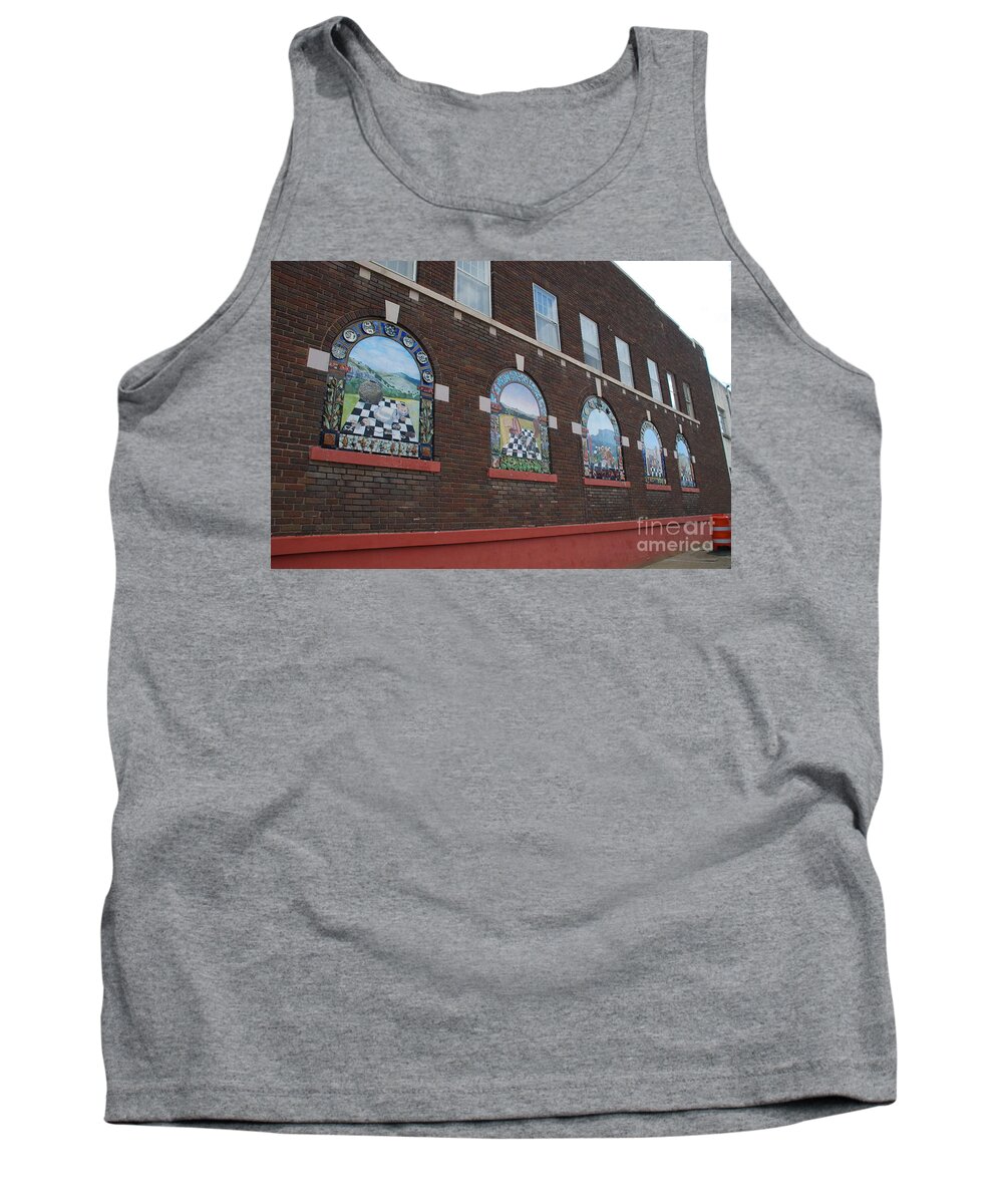 Windows Tank Top featuring the photograph Painted Windows by Jim Goodman