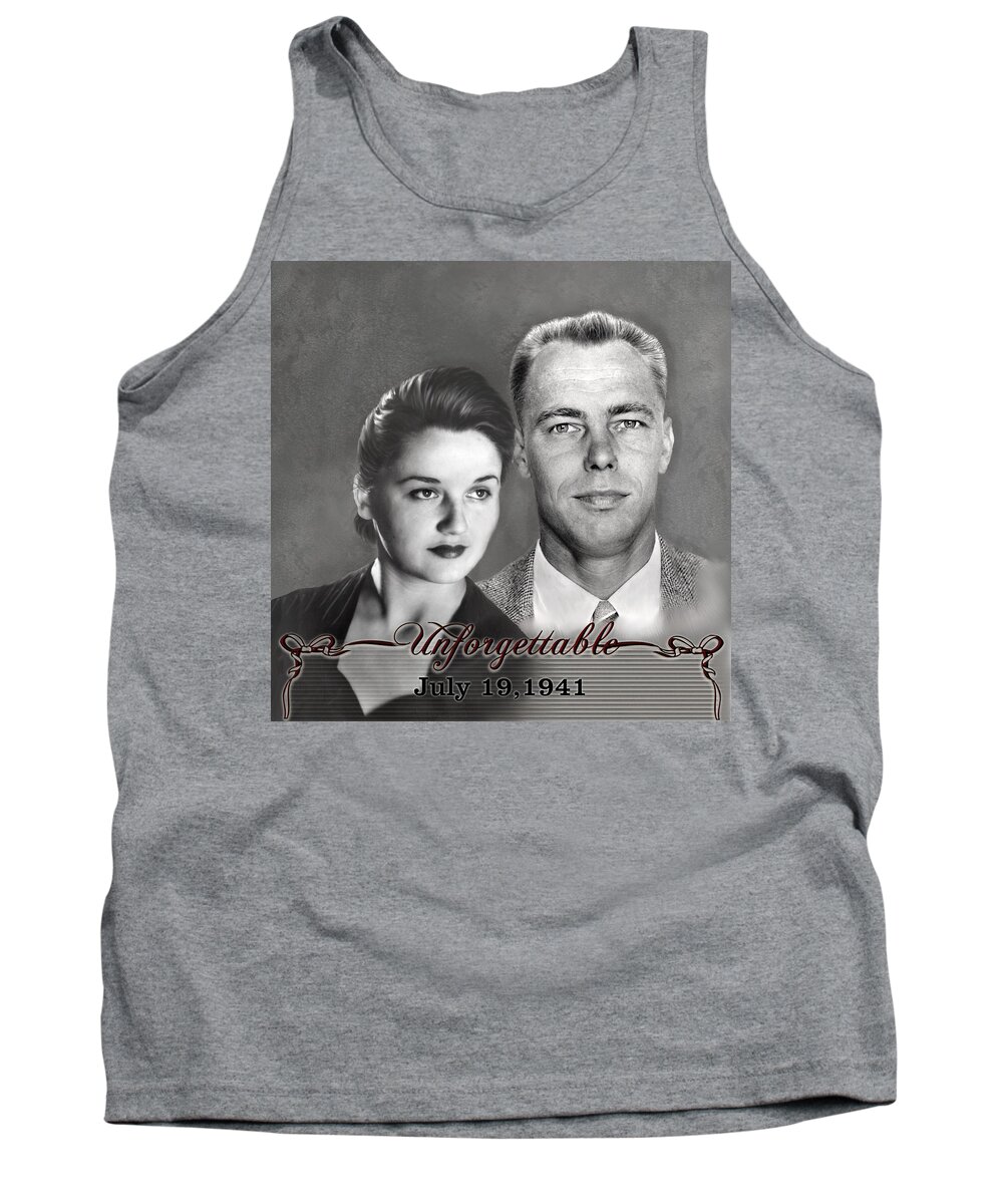  Tank Top featuring the digital art Parents by Susan Kinney