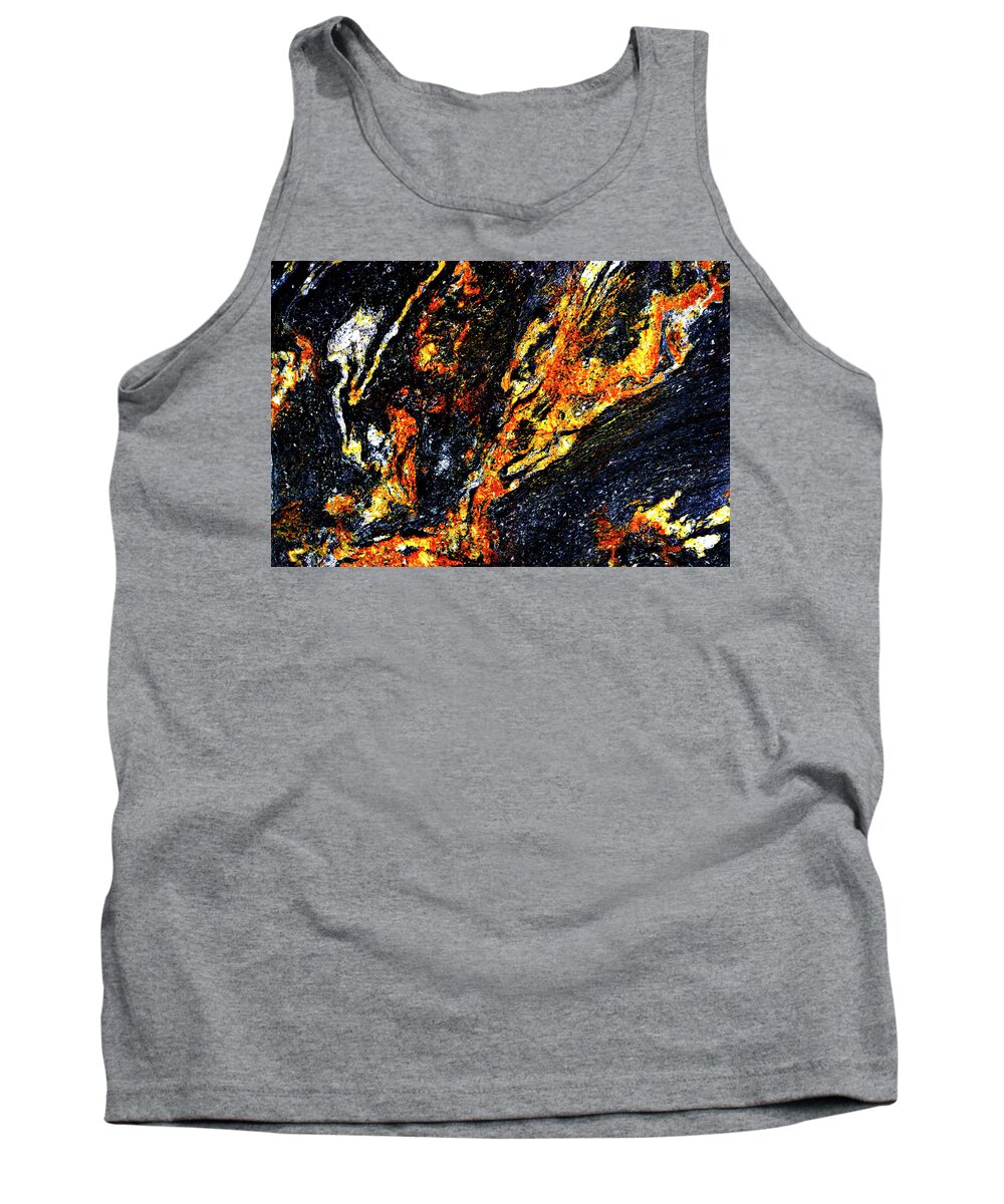 Abstract Tank Top featuring the photograph Patterns in Stone - 187 by Paul W Faust - Impressions of Light