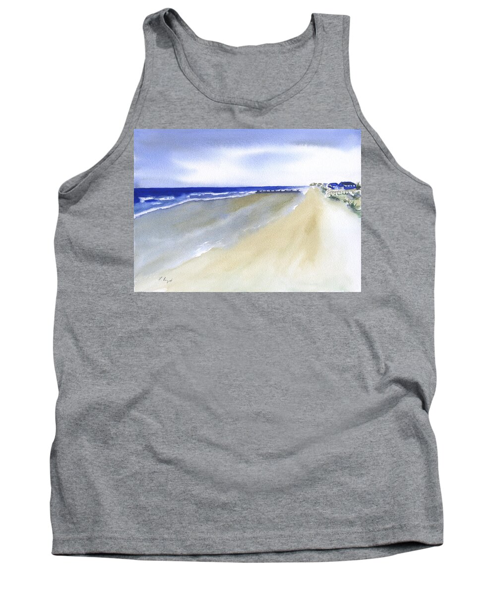 Pawleys Island Tank Top featuring the painting Pawleys Island by Frank Bright