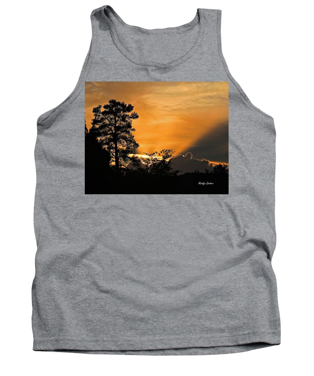 Sunset Tank Top featuring the photograph Payson Sunset by Matalyn Gardner