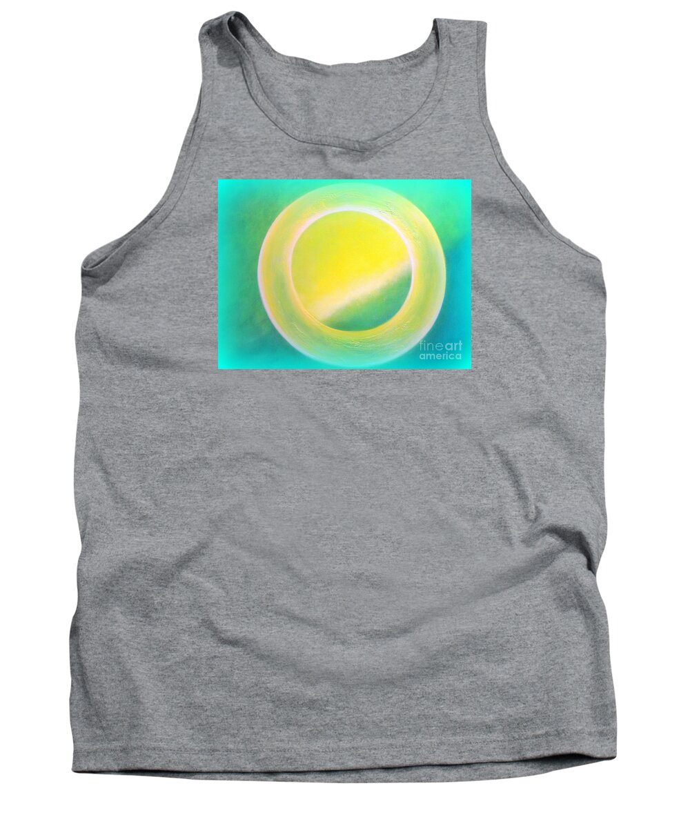Peace.hope Tank Top featuring the painting Peace by Kumiko Mayer