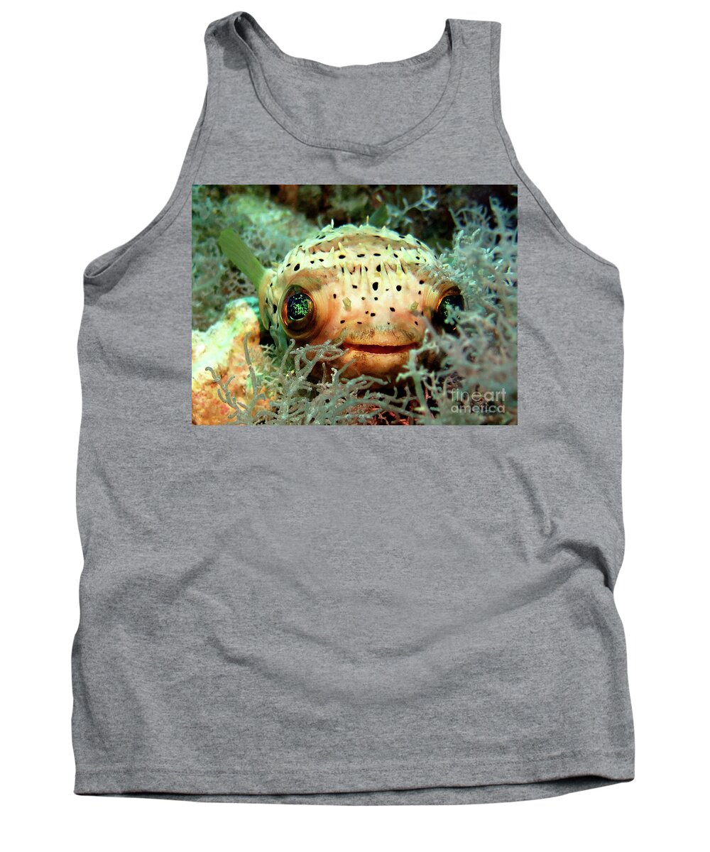 Underwater Tank Top featuring the photograph Peek A Boo by Daryl Duda