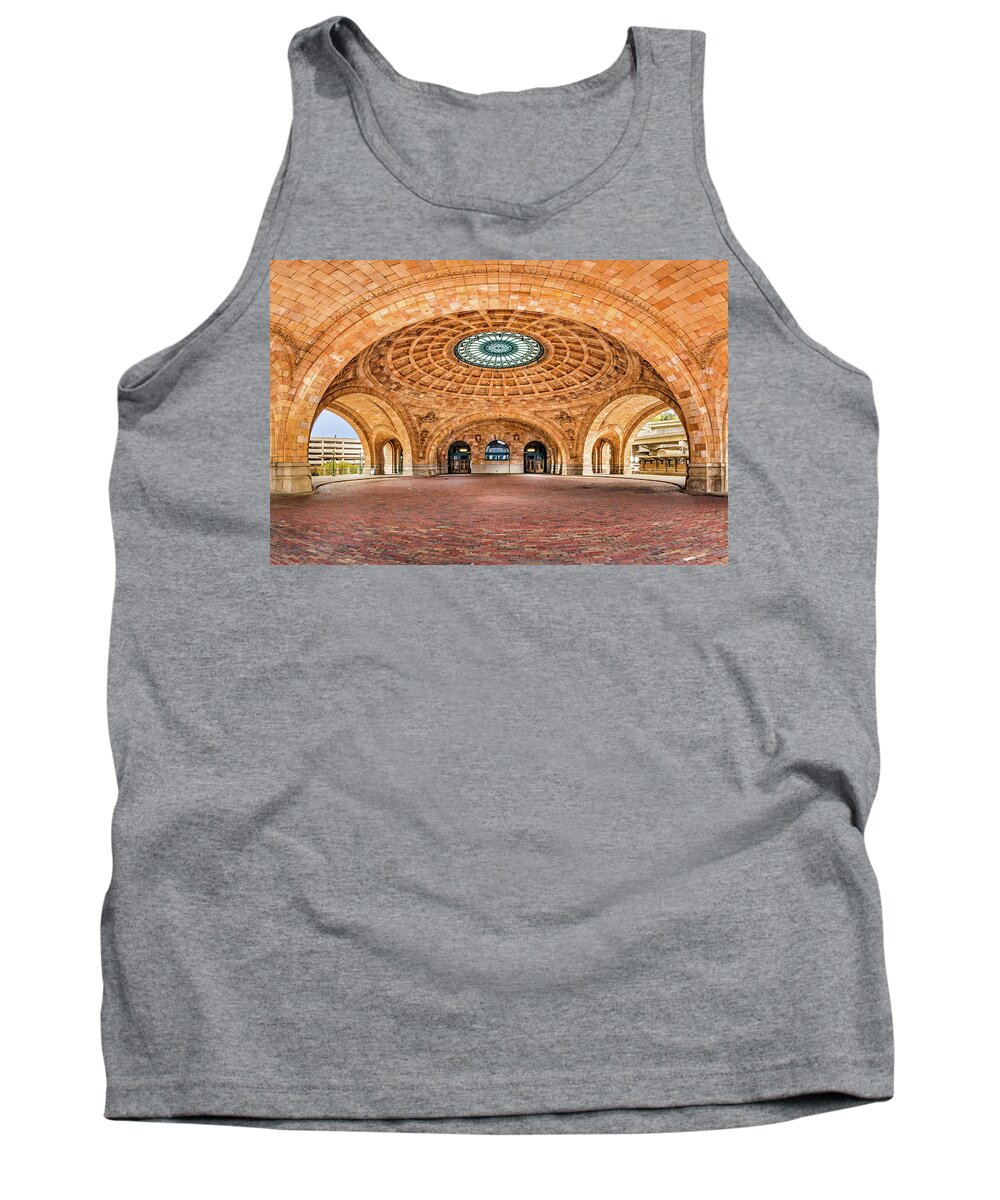 American Tank Top featuring the photograph Penn Station railway station by Mihai Andritoiu