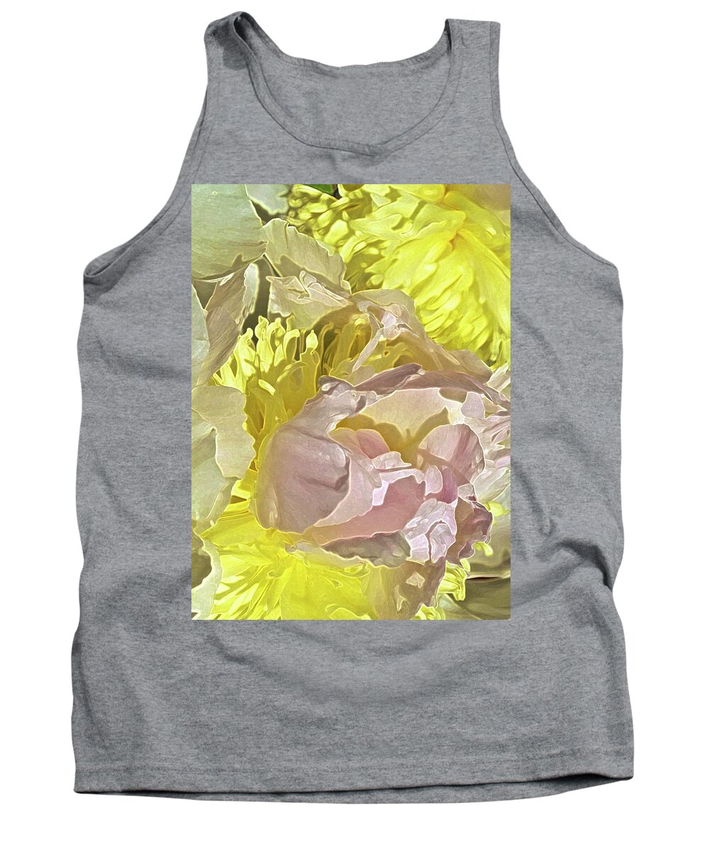 Peony Tank Top featuring the photograph Peony Perfect by Gwyn Newcombe