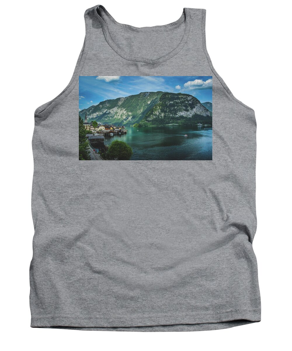 Architecture Tank Top featuring the photograph Picturesque Hallstatt Village by Andy Konieczny