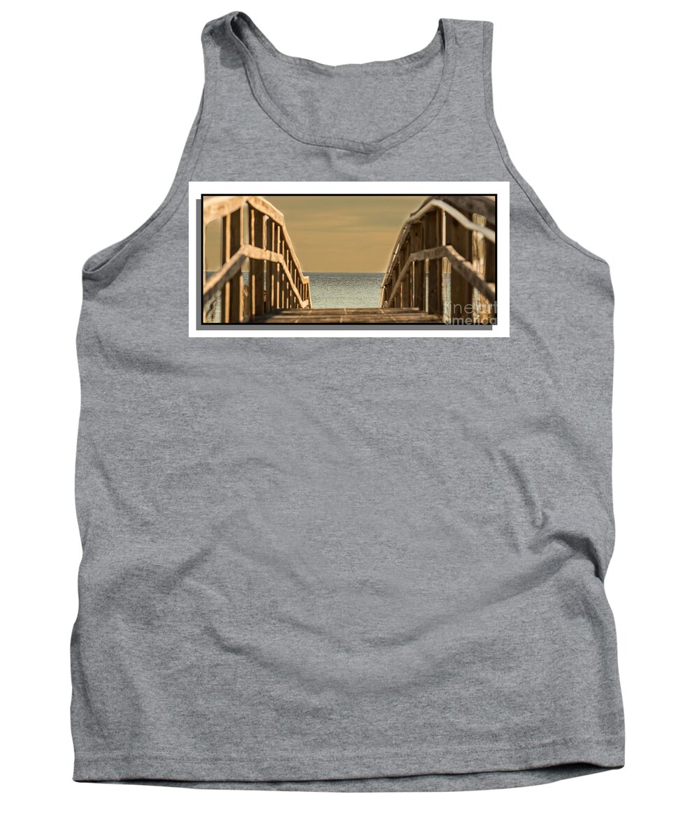 Pier Tank Top featuring the photograph Pier One by Metaphor Photo