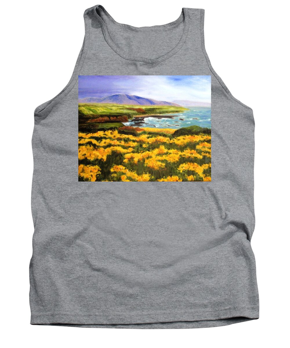 Water Tank Top featuring the painting Pigeon Point by Jamie Frier