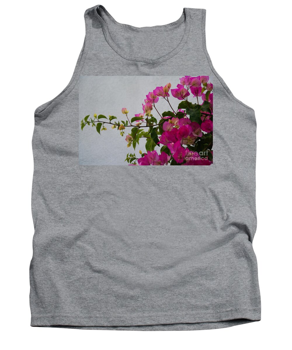 Bougainvillea Tank Top featuring the photograph Pinks Portrait by Linda Shafer