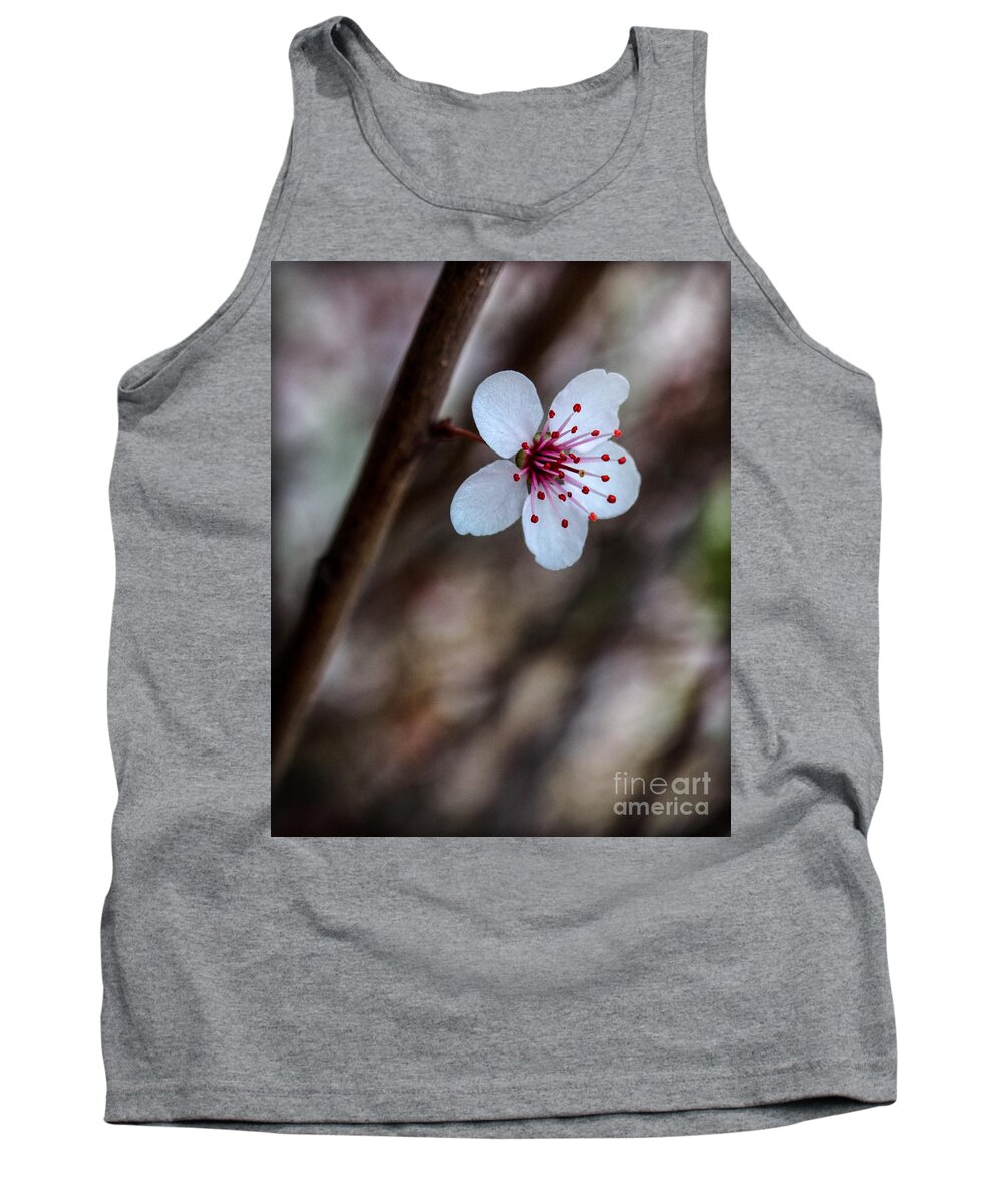  Tank Top featuring the photograph Plum Flower by Michael Arend
