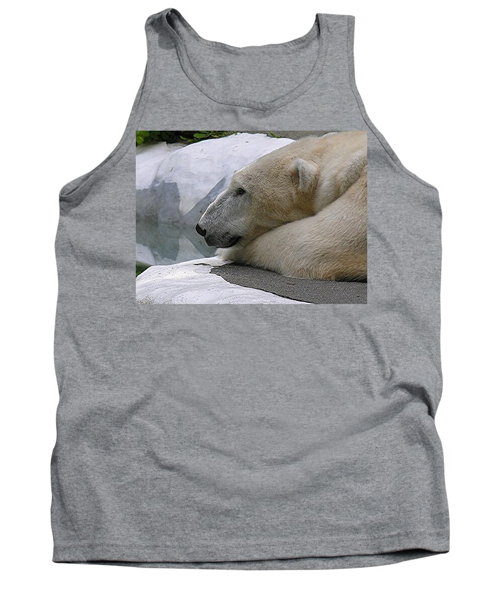 Pola Tank Top featuring the photograph Pondering Pola by Diane Lesser