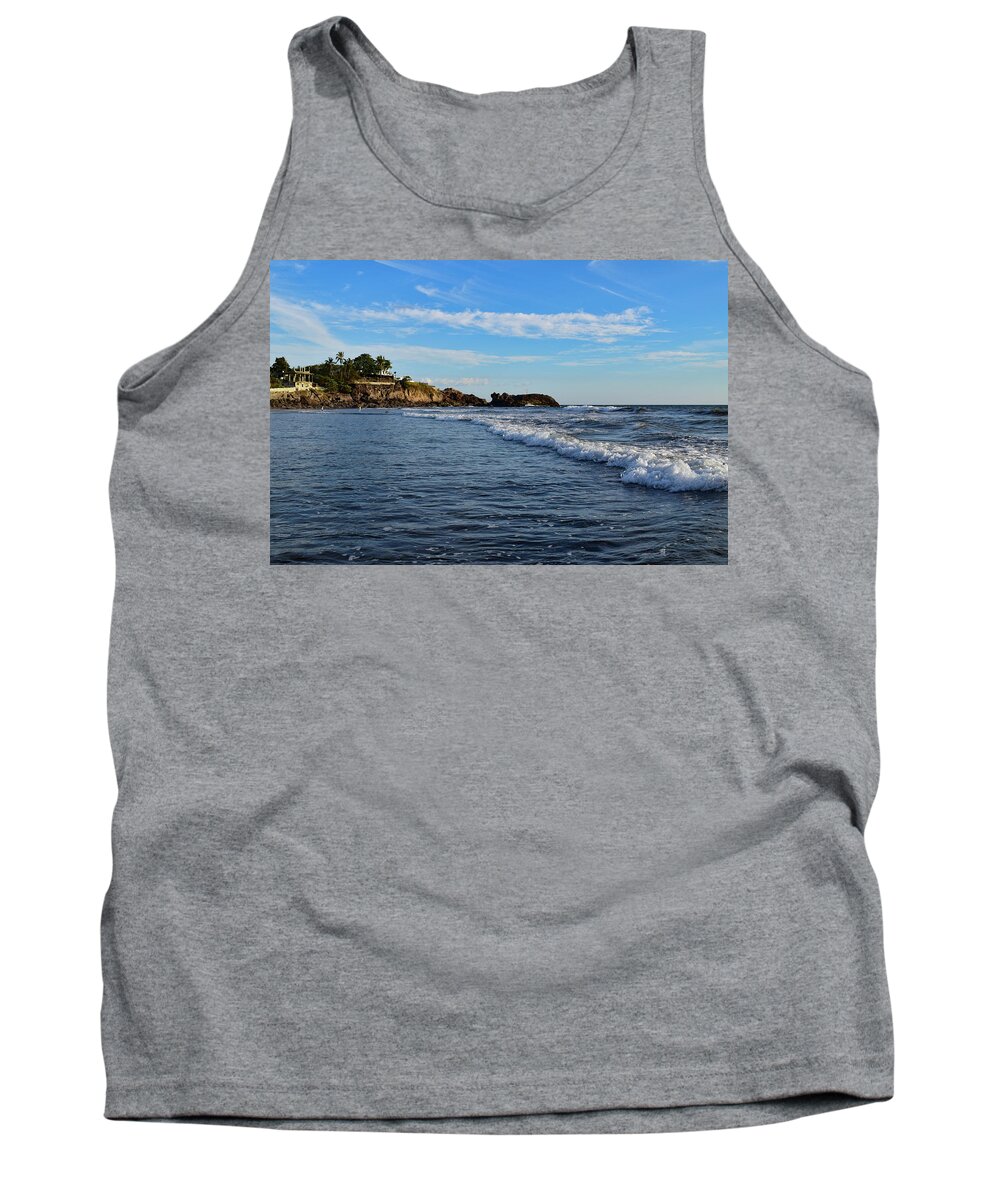 Beach Tank Top featuring the photograph Poneloya Beach Before Sunset by Nicole Lloyd