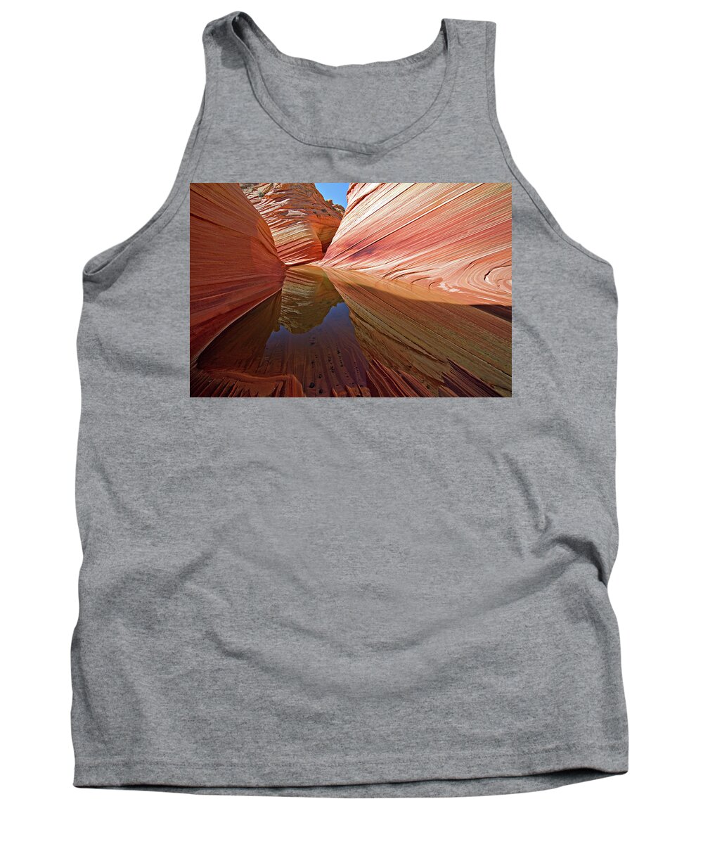 The Wave Tank Top featuring the photograph Pool at The Wave by Wesley Aston