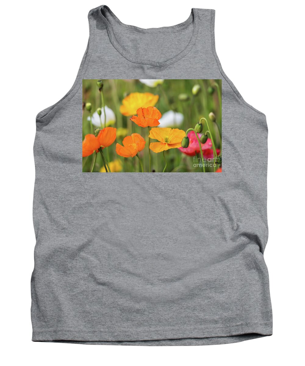 Flower Tank Top featuring the photograph Poppies 1 by Werner Padarin