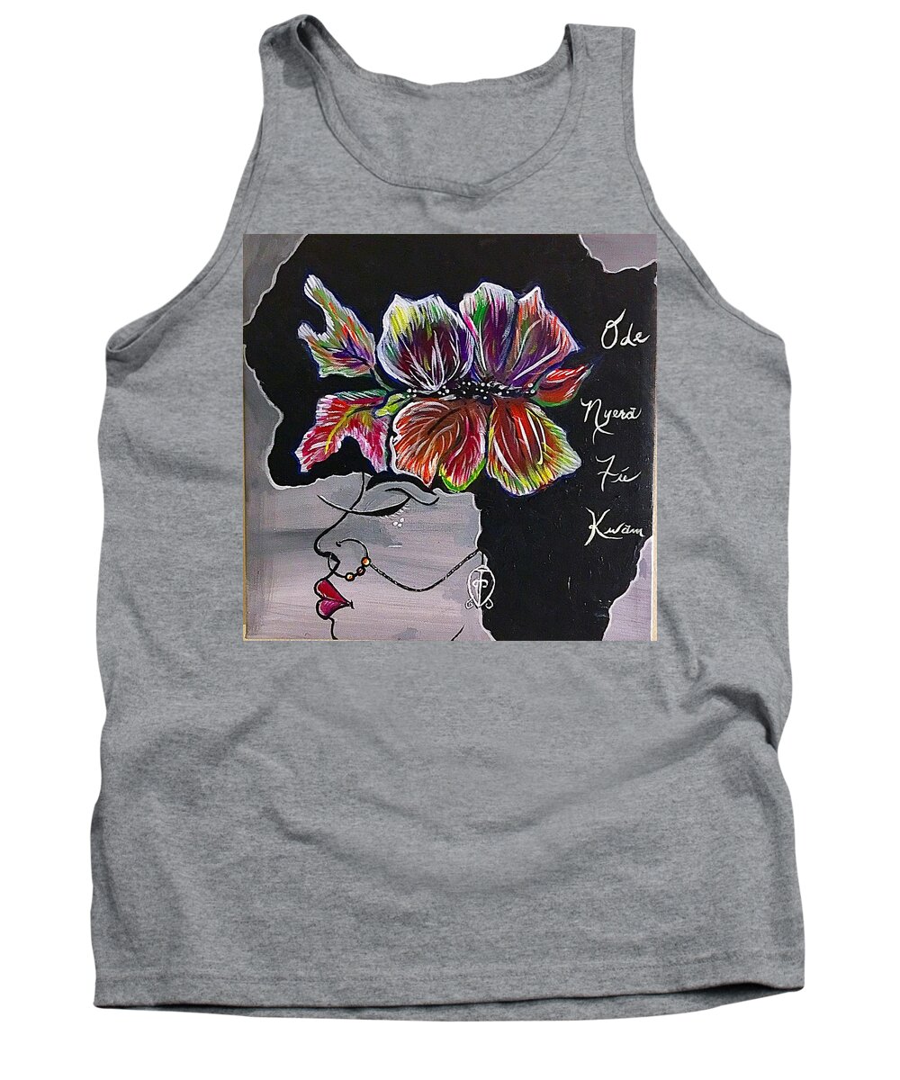 Love Tank Top featuring the painting Power of Love by Allison's Art