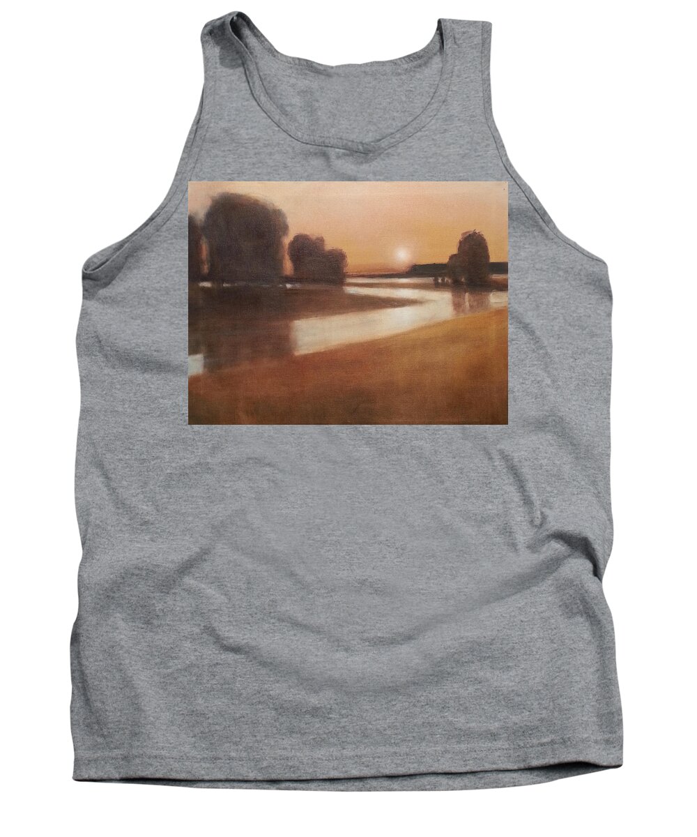  Tank Top featuring the painting Preston Creek Flood by Jessica Anne Thomas
