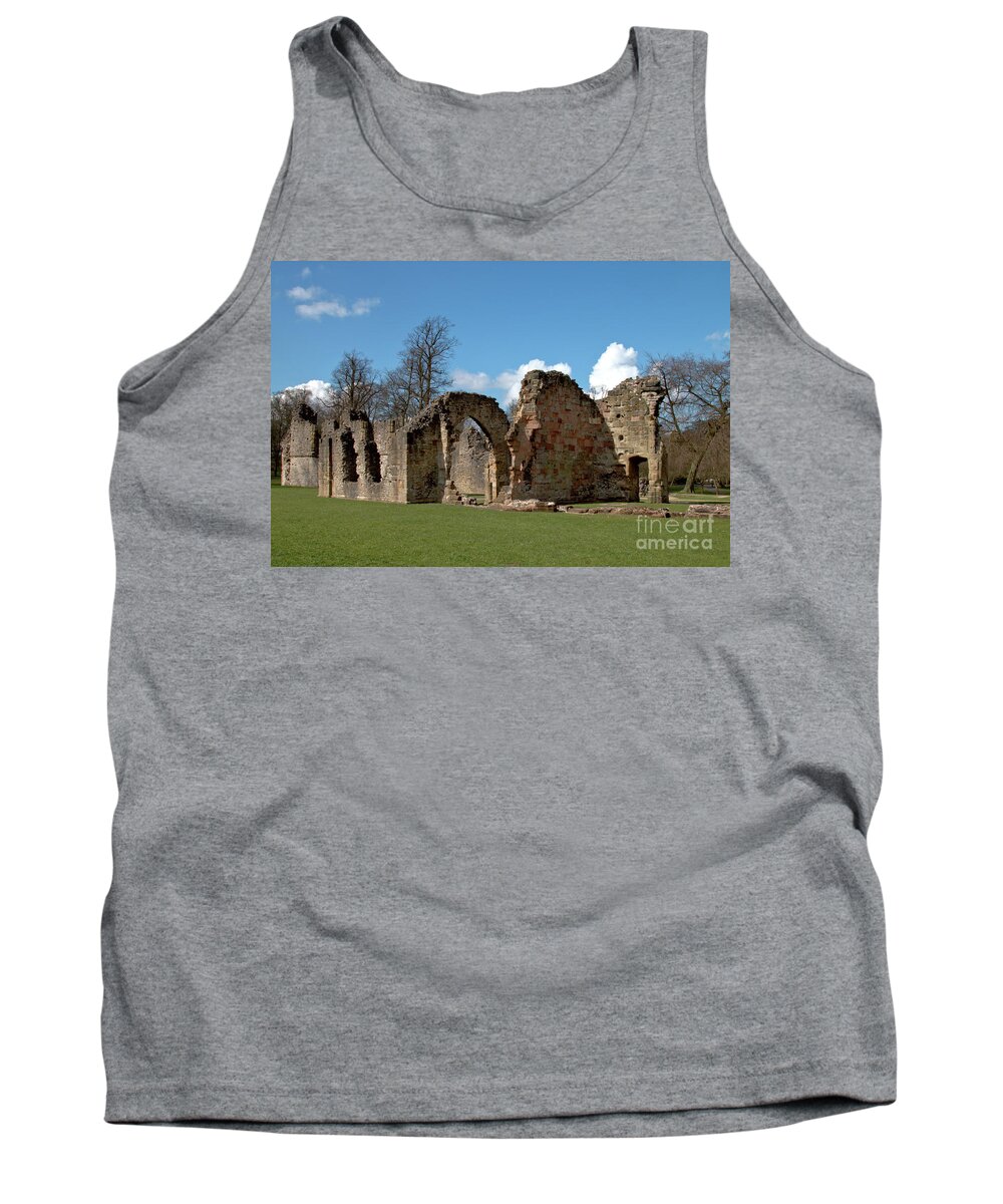 Landscape Tank Top featuring the photograph Priory Ruins by Baggieoldboy