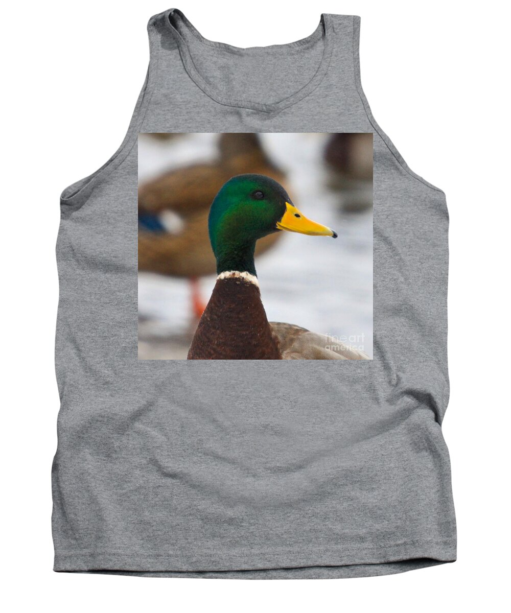 Duck Tank Top featuring the photograph Profile by Robert Pearson