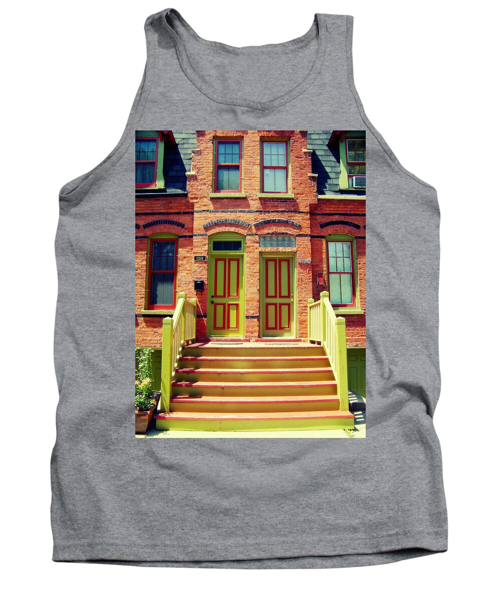 Pullman National Monument Tank Top featuring the photograph Pullman National Monument Row House by Kyle Hanson