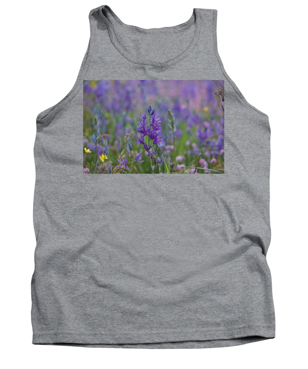 Flower Tank Top featuring the photograph Purple Wildflower by Brian Eberly